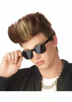 MC Poser Costume Wig (Blonde/Brown)