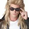 80's Rock Mullet Costume Wig (Blonde)