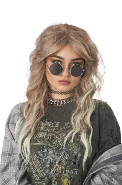 90'S Grunge Rocker Adult Wig (Blonde)