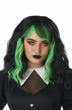 Cute N Crafty Adult Wig (Electric Green)