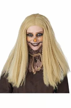 Crimped Scarecrow Adult Wig