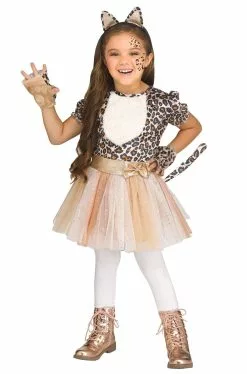 Rose Gold Leopard Toddler Costume