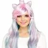 Unicorn Horn Adult Wig (Pastel)
