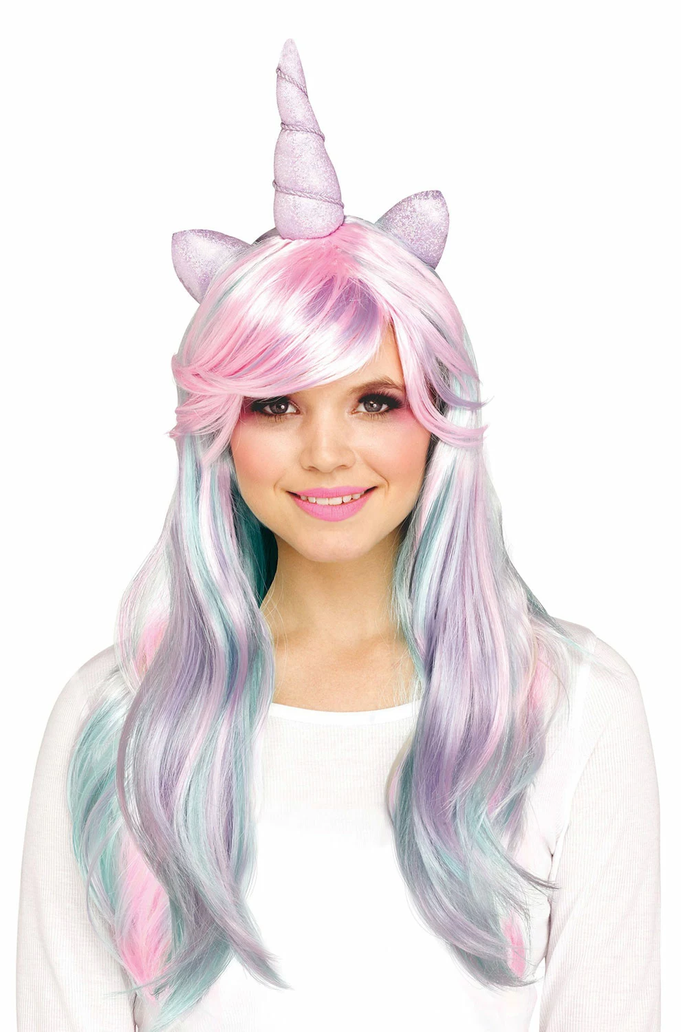 Unicorn Horn Adult Wig (Pastel)
