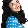 40's Glam Wig (Black)
