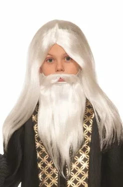 Child Wizard Moustache And Beard