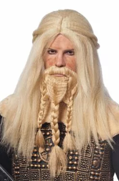 Viking Wig And Beard (Blonde)