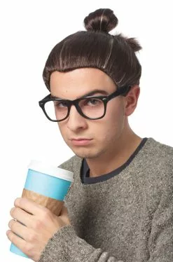 Man Bun Wig (Brown)