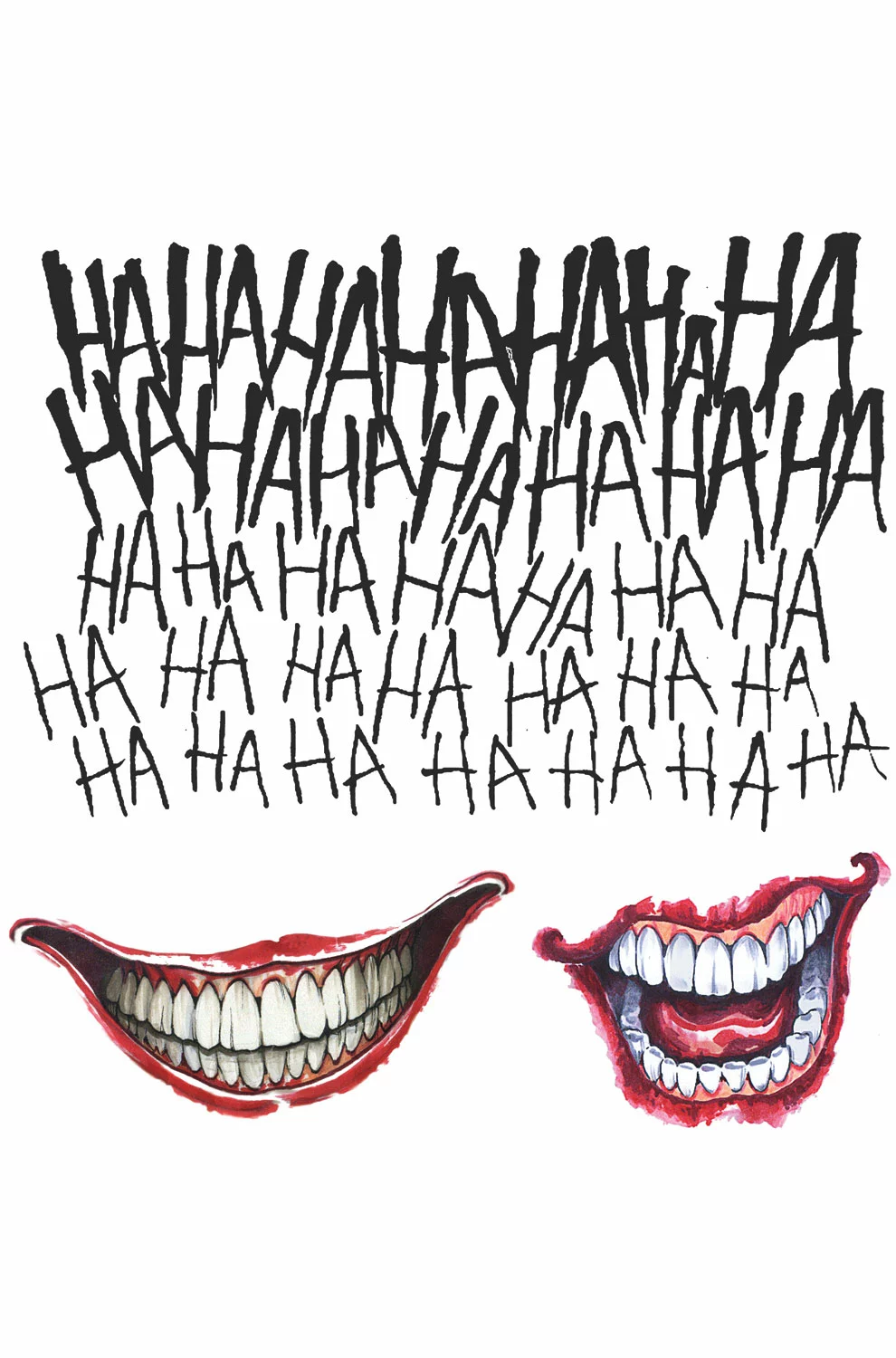 Suicide Squad Joker Tattoo Kit