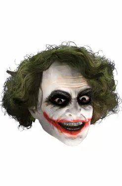 The Dark Knight The Joker Adult Mask With Hair